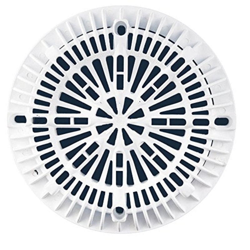 25537-000-000 Zodiac Galaxy Drain 8" Lid & Frame White