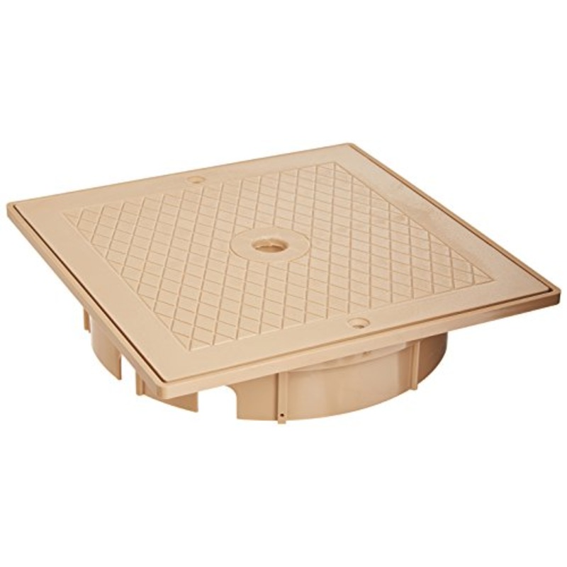 25538-909-000 Zodiac Square Lid And Collar Assembly; Tan