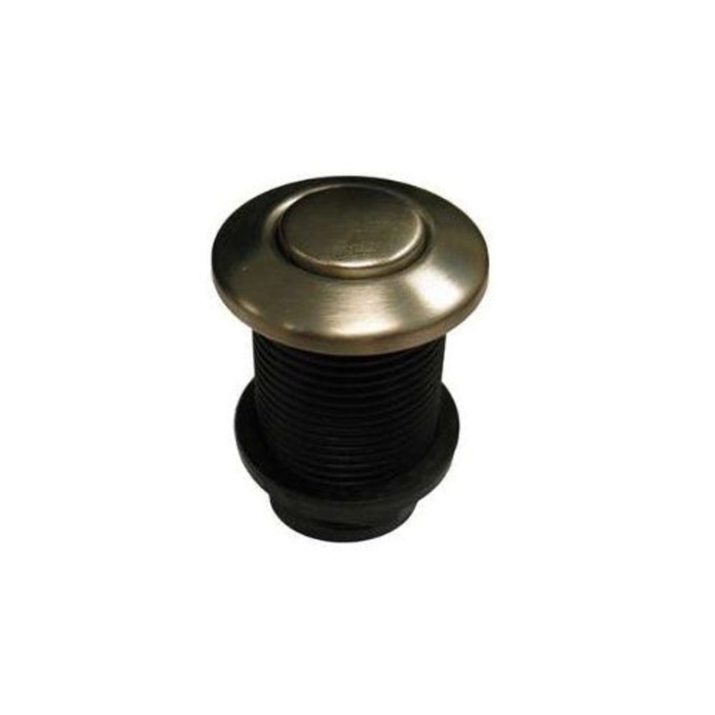 Air Button, #15 Brush Stainless