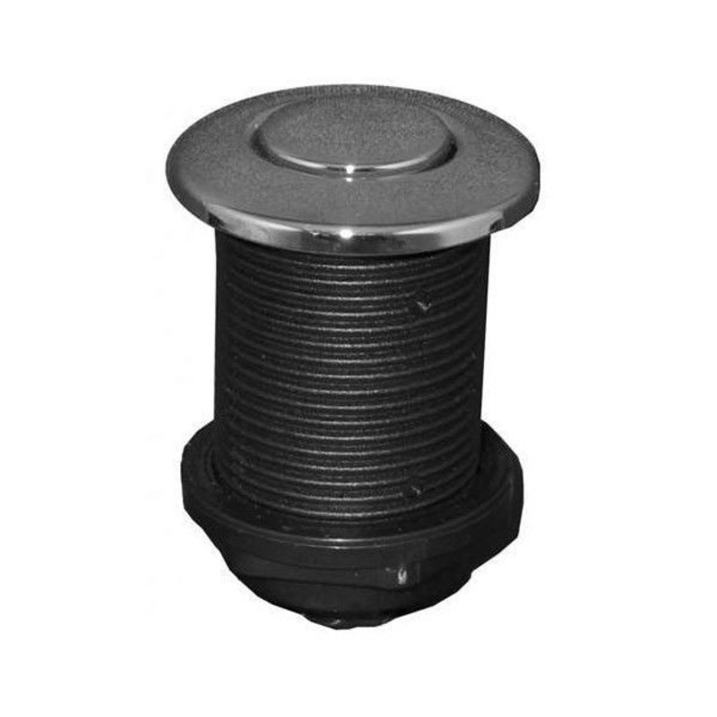 Air Button, #15 Chrome-Plastic