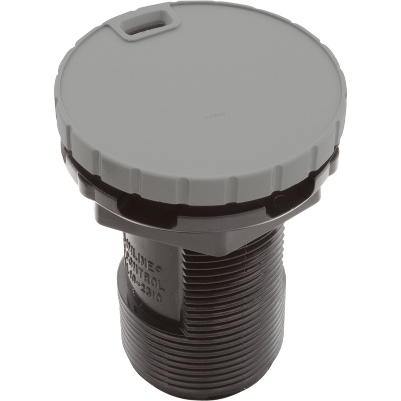 Air Ctrl, BWG/HAI Slimline, 1-3/4"hs, 2-1/2"fd, Nchd, Gry, 1"