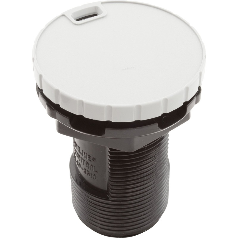 Air Ctrl, BWG/HAI Slimline, 1-3/4"hs, 2-1/2"fd, Nchd, Wht, 1"