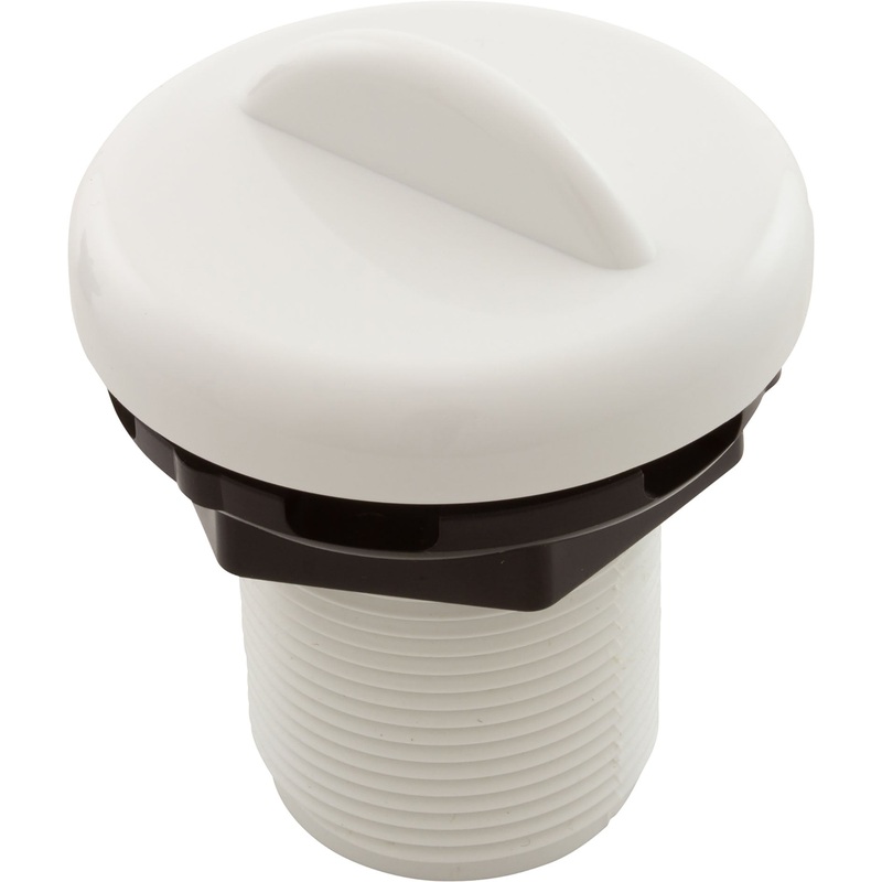 Air Ctrl, BWG/HAI Std, 1-3/4"hs, 2-5/8"fd, Crescent, Wht, 1"