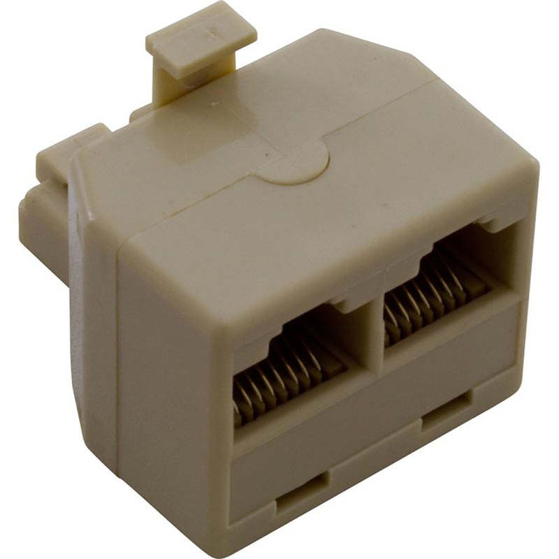 Adapter, BWG RJ45, 2 to 1 Modular Jack, Phone Plug Connecter