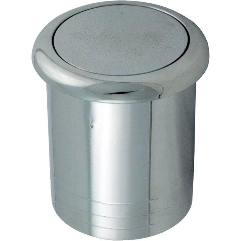 Air Button, Presair, Flush, 1-1/2"hs, 1-3/4"fd, Chrome