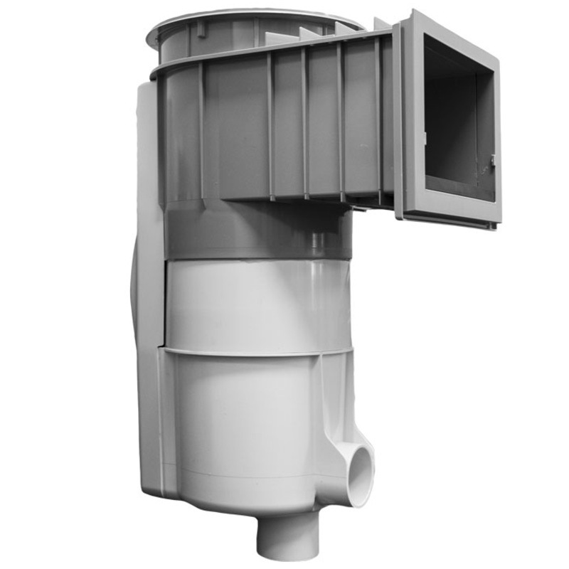 QuikSkim Complete with Protecta Foam (Gray Body)(Gray Ring Lid) - Pentair In-Floor(A&A)