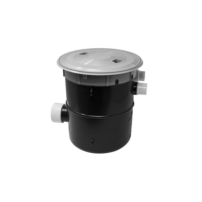 Aquastar Water Leveler with 10" Lid (Light Gray) - Pentair In-Floor(A&A) | 542482