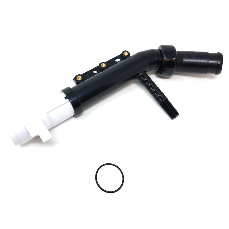 Polaris TR36P Pressure Cleaner Feed Pipe / Timer Blank Assembly, Black | 9-100-1001