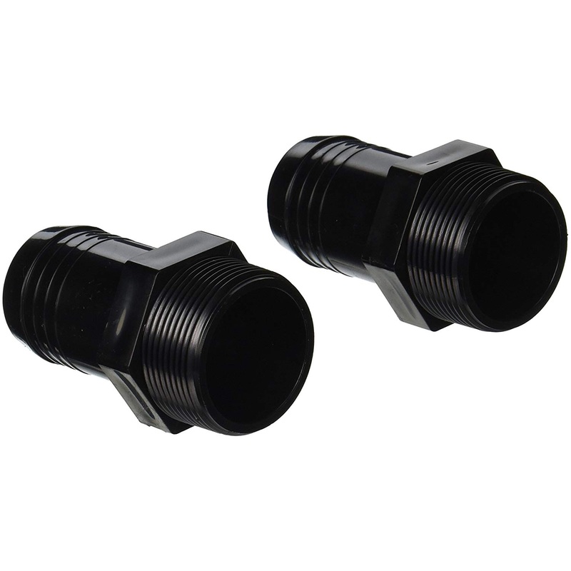 Hayward 1.5" Black Barb Hose Adapter | SPX1091Z2PAK2