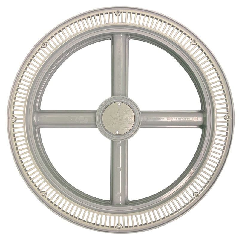 AquaStar 20" Full Circle Drain (Light Gray) - Pentair In-Floor(A&A) | 297002