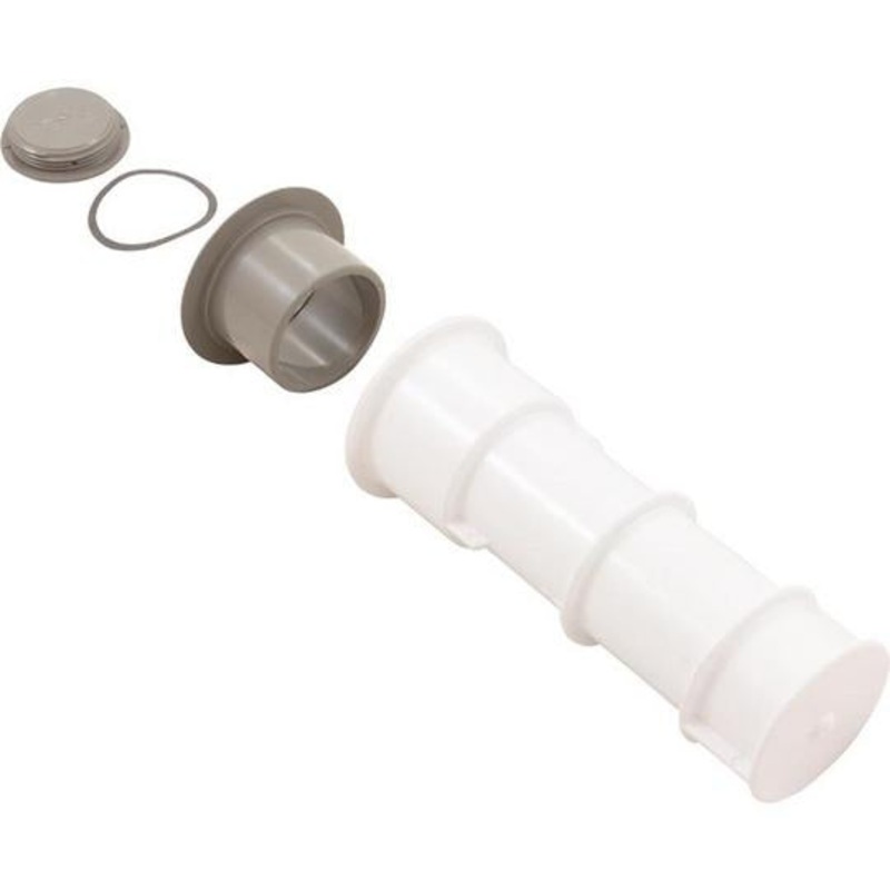 Waterway Plastics Volleyball/Umbrella Pole Holder Assembly 1.5 Inch Pipe Gray