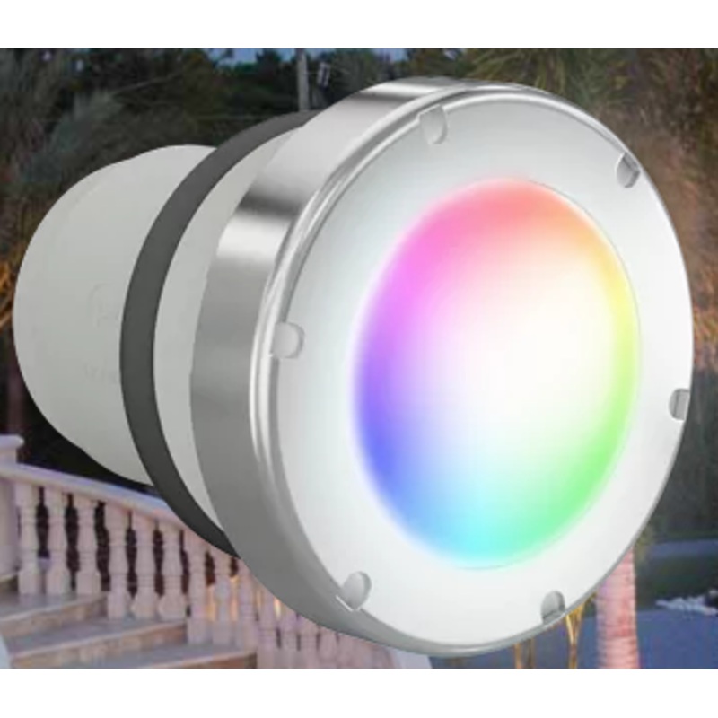 PAL Treo Retro Multi Color Niched Pool & Spa Light with 80ft Cable & Plug || 64-EGTV2-80