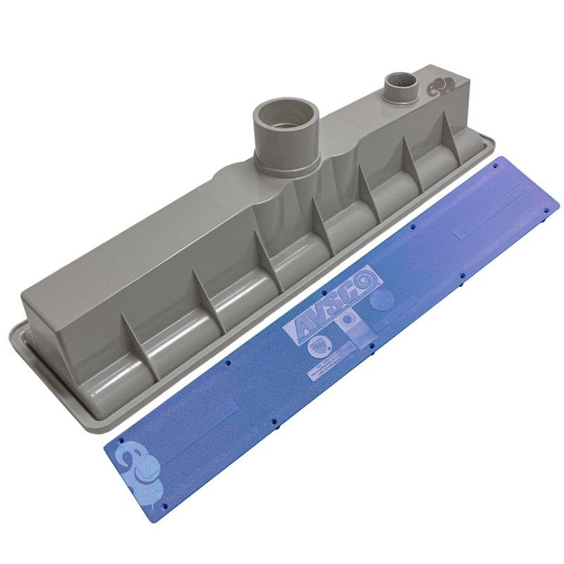AVSC Single Standard Top Channel Drain Euro Blue - Pentair In-Floor(A&A) | 285005