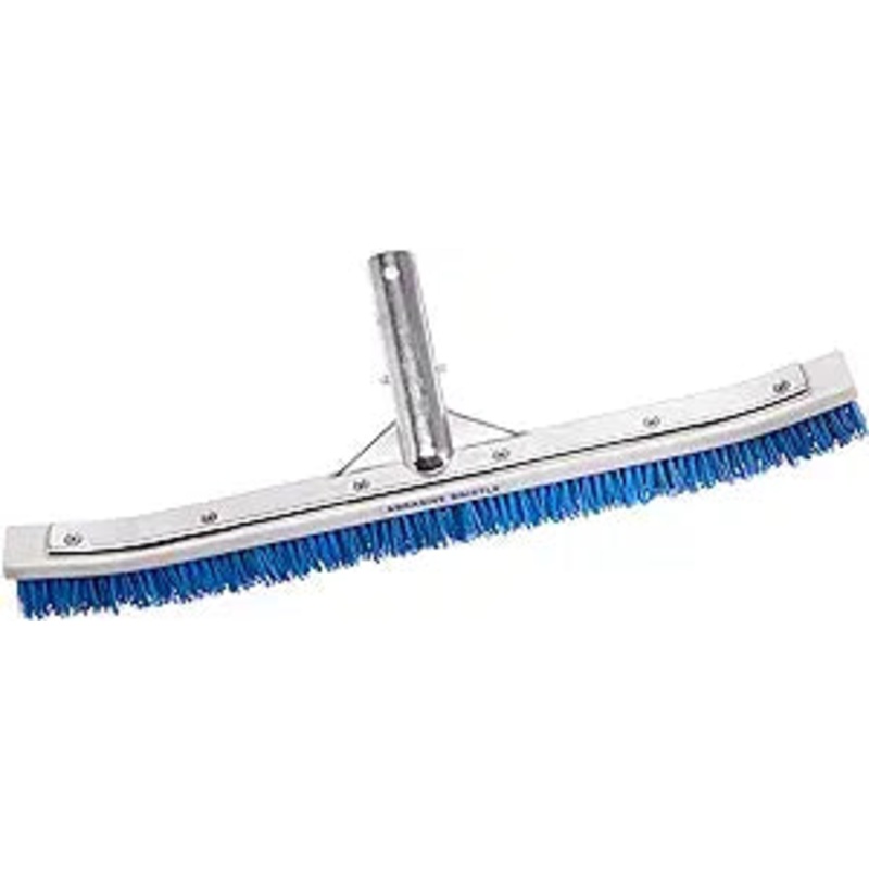 Pentair Curved Brush 18 in. Aluminum Back Blended, Stainless & Nylon