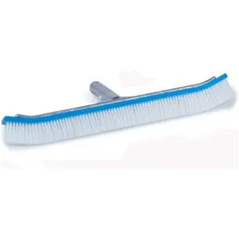 Pentair Curved Brush 18 in. Aluminum Back White Polypropylene || R111316