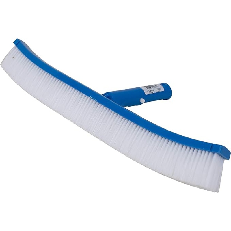 Pentair Curved Brush 18 in. Molded Back White Polyproplene || R111366