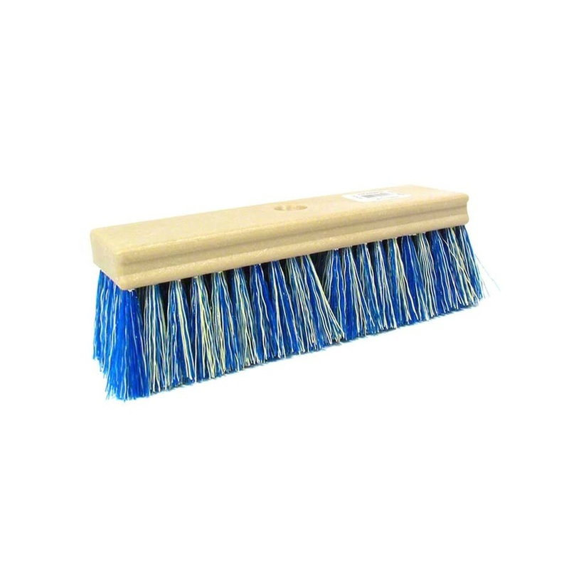 Pentair Acid- Wash/Tile/Deck Brush 10 in. Blue & White Crimped Bristles || R111584