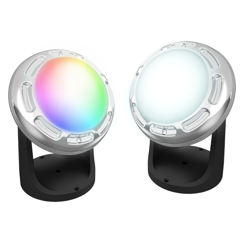Pal Multi-Color Fountain Light w/ 80ft. Cable || 45-PAL-GL9-RGB-F-7