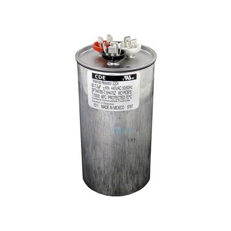 Pentair UltraTemp Heat Pump Capacitor Replacement 80/7.5 MFD 440V | 473731Z