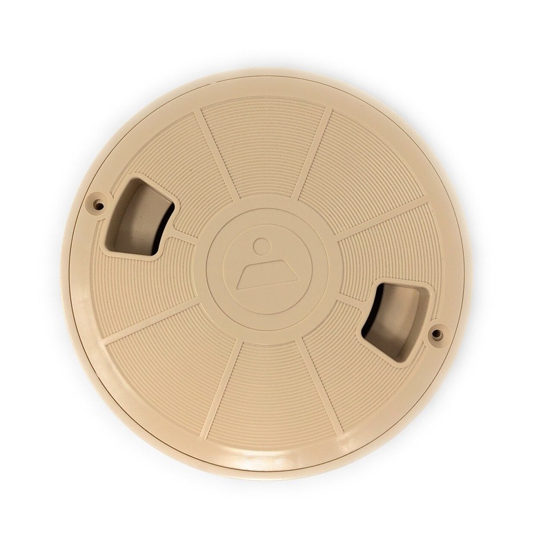 Quik Water Leveler/QuikDekClor Deck Lid (Tan) - Pentair In-Floor(A&A) | 542500