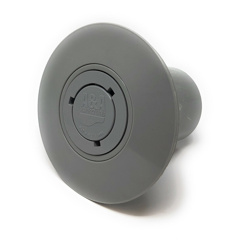Style 2 Low Flow Vinyl Care Complete Pop-Up Head (Light Gray) - Pentair In-Floor(A&A)