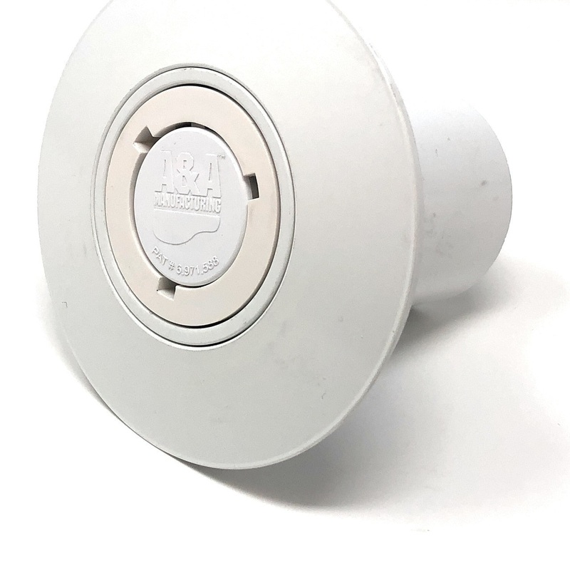 Style 2 Low Flow Vinyl Care Complete Pop-Up Head (Vinyl White) - Pentair In-Floor(A&A)