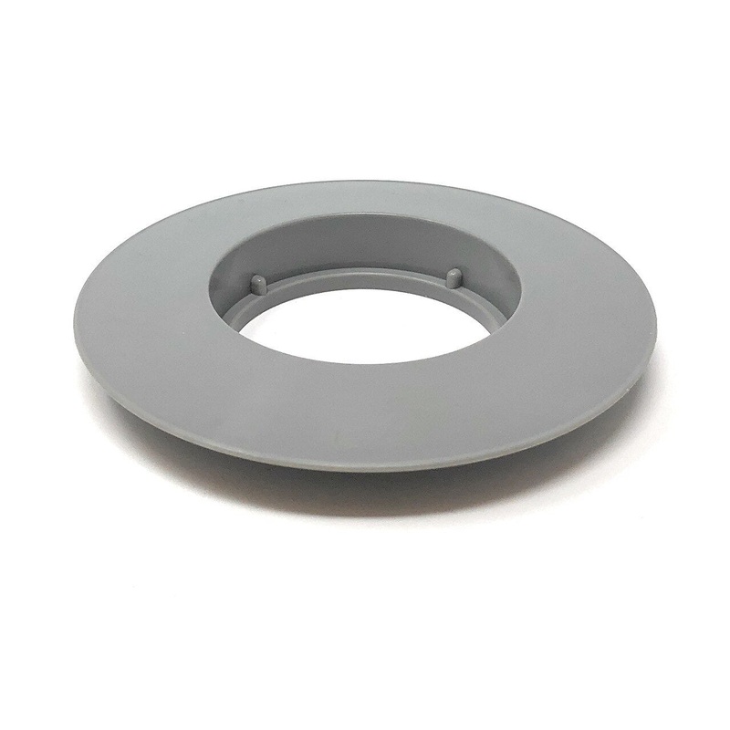 Style 2 Vinyl Collar Top Plate (Light Gray) - Pentair In-Floor(A&A)
