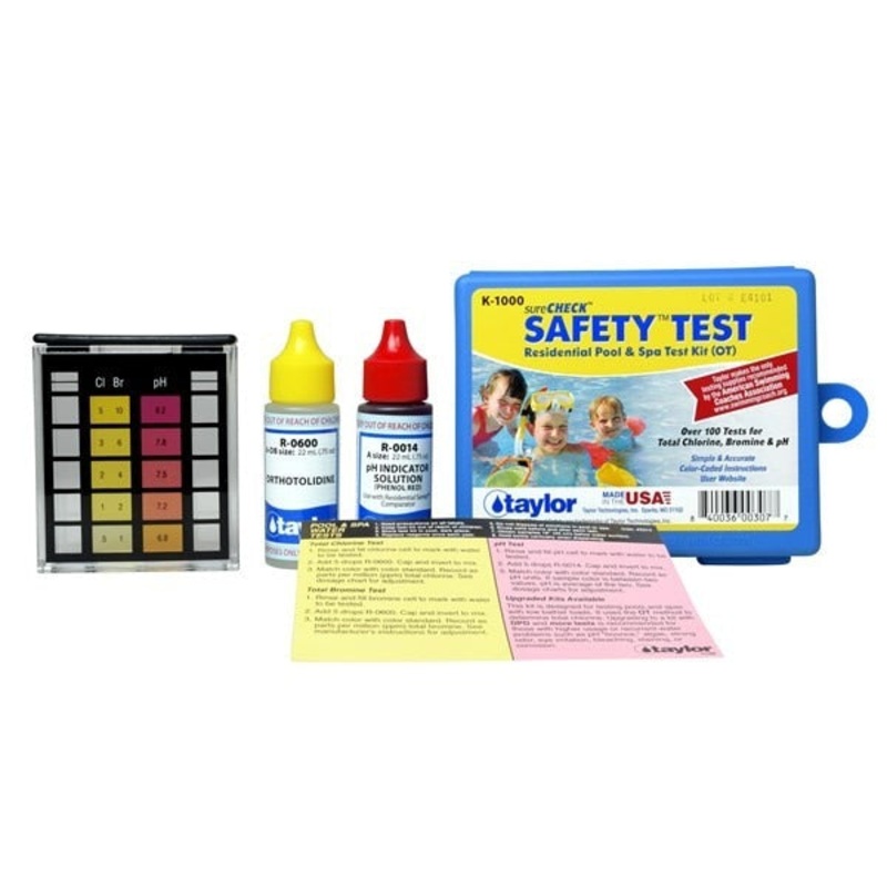 Taylor Technologies Safety Test Kit for Chlorine/Bromine, pH (OT) | K-1000