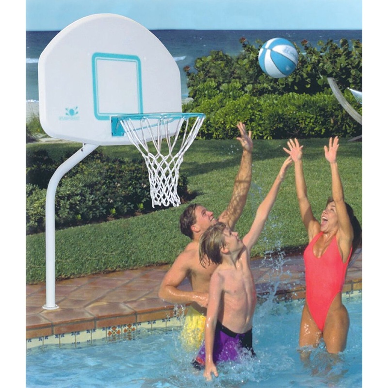 Dunn Rite Deck Shoot Stainless Basketball Set
