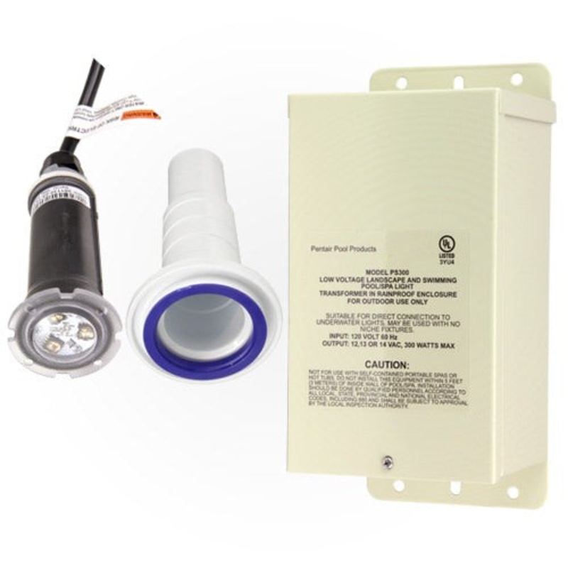 Pentair GloBrite LED Light Combo 619993 - 100 Foot Cord - Gunite Pools