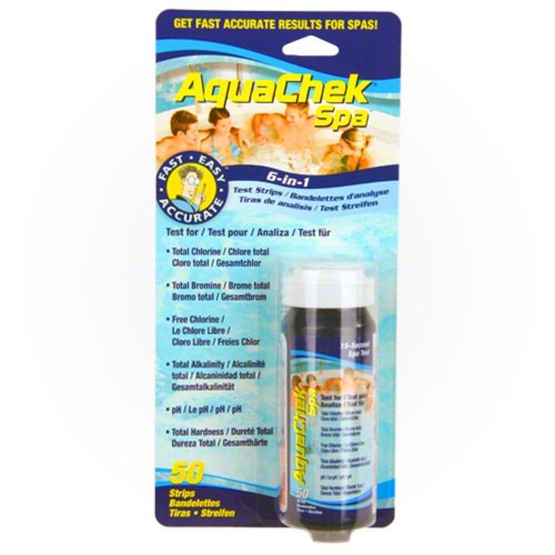 AquaChek 6-in-1 Spa Test Strips