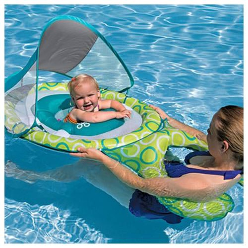 Swimways Mommy and Me Baby Spring Float with Canopy