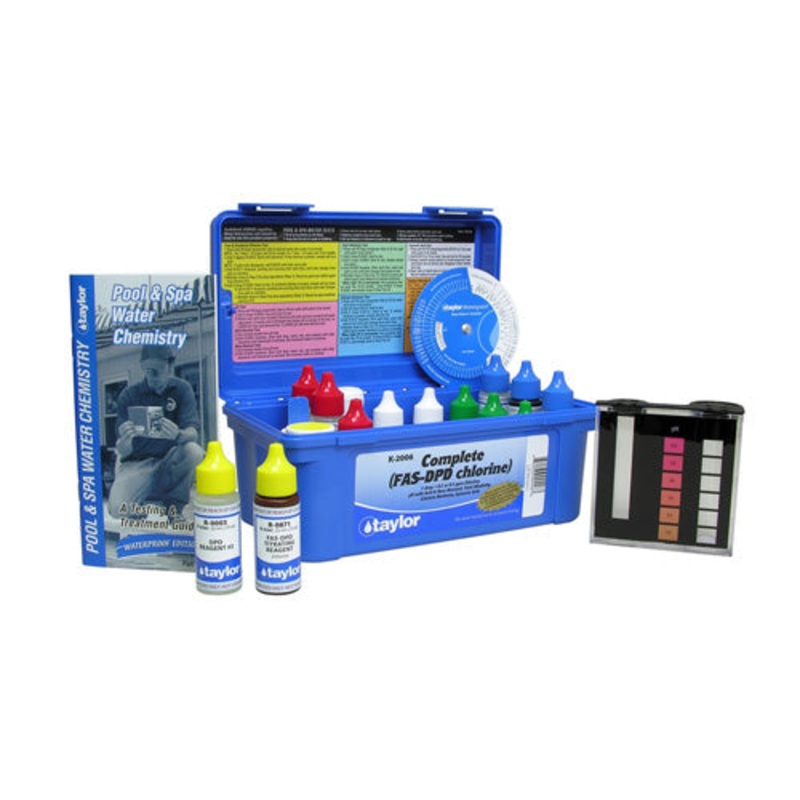 Taylor Complete Chlorine FAS-DPD Test Kit - High Range K-2006