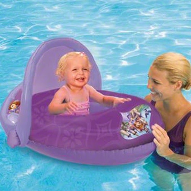 Swimways Sun Canopy Baby Float - Sofia the First