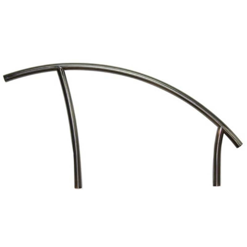S.R. Smith Deck Mounted Artisan Series Handrails - Pair - Marine Grade ART-1005-MG