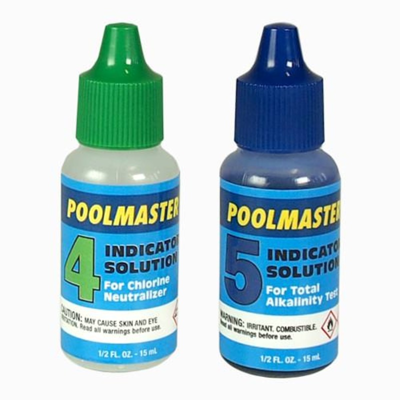 Poolmaster #4 and #5 - Chlorine Neutralizer and Total Alkalinity Test
