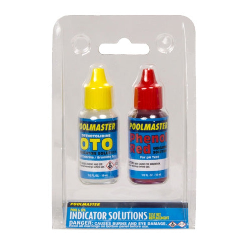 Poolmaster OTO and Phenol Red Indicator Solutions - 1/2 oz