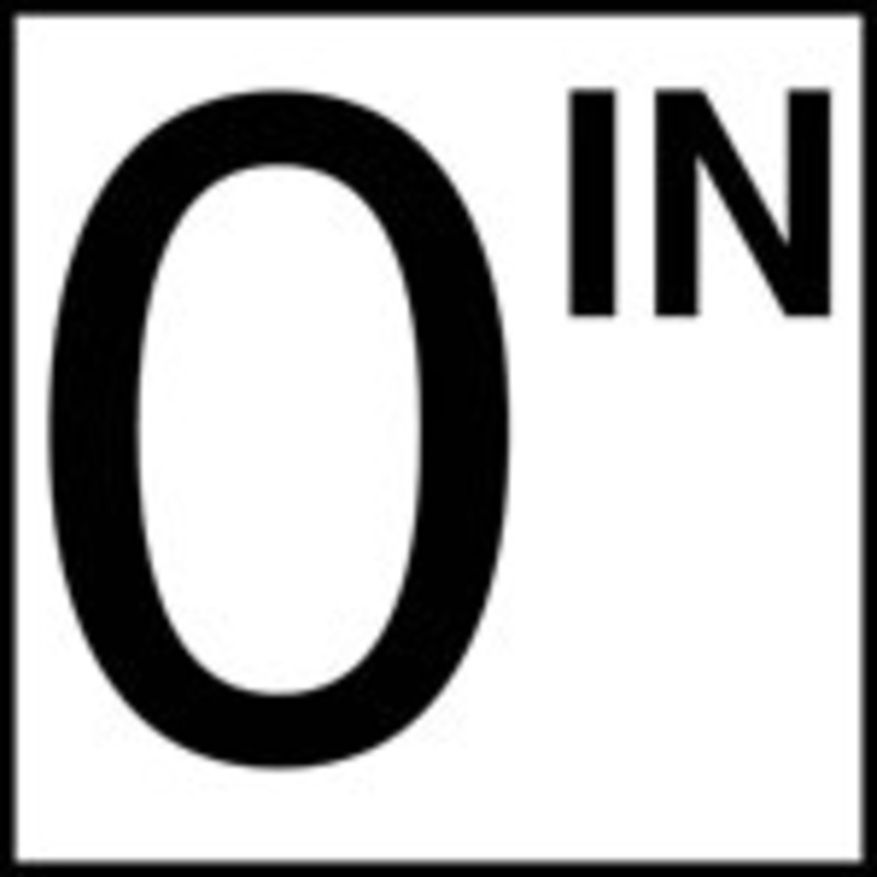 Inlays 8" Ceramic Tile Depth Markers - IN Series - 6" Numbers